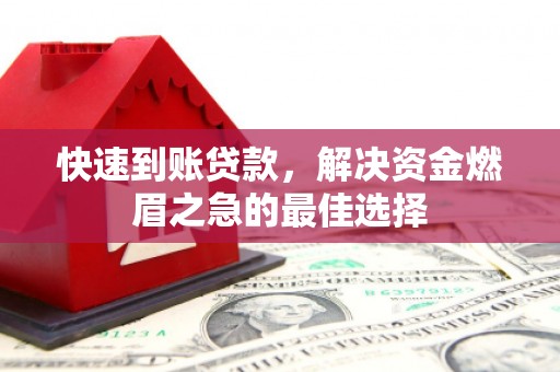 维西快速到账贷款，解决资金燃眉之急的最佳选择
