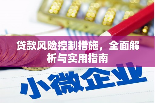 维西贷款风险控制措施，全面解析与实用指南