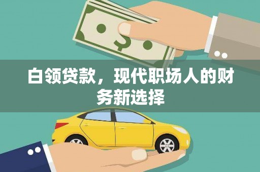 维西白领贷款，现代职场人的财务新选择
