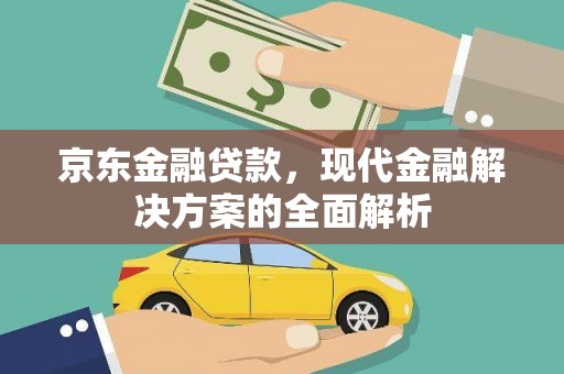 维西京东金融贷款，现代金融解决方案的全面解析