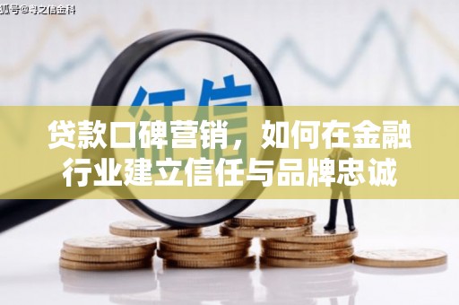 维西贷款口碑营销，如何在金融行业建立信任与品牌忠诚