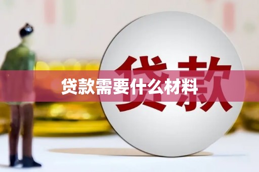 维西贷款需要什么材料