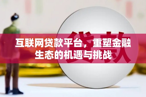 维西互联网贷款平台，重塑金融生态的机遇与挑战