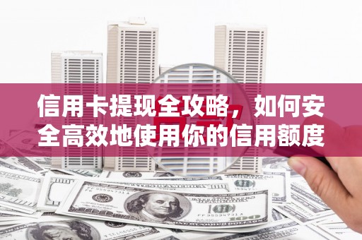 维西信用卡提现全攻略，如何安全高效地使用你的信用额度