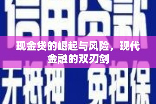 维西现金贷的崛起与风险，现代金融的双刃剑