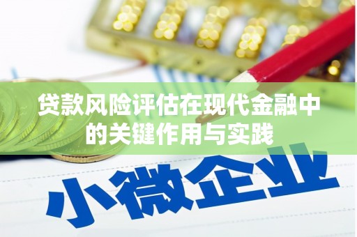维西贷款风险评估在现代金融中的关键作用与实践