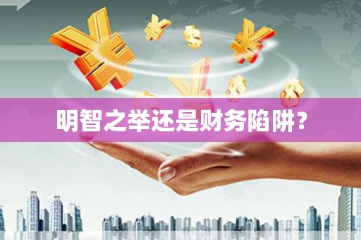 维西明智之举还是财务陷阱？