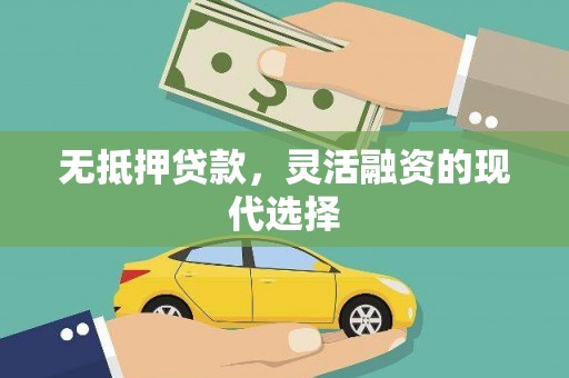 维西无抵押贷款，灵活融资的现代选择