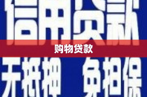 维西购物贷款