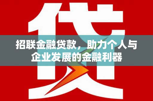 维西招联金融贷款，助力个人与企业发展的金融利器