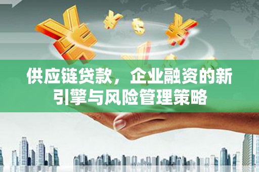 维西供应链贷款，企业融资的新引擎与风险管理策略
