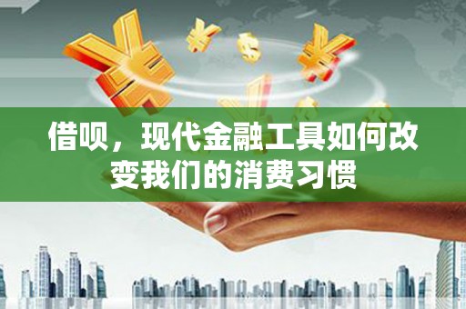 维西借呗，现代金融工具如何改变我们的消费习惯