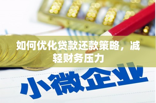 维西如何优化贷款还款策略，减轻财务压力