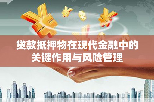 维西贷款抵押物在现代金融中的关键作用与风险管理