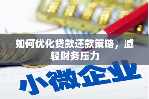 维西如何优化贷款还款策略，减轻财务压力