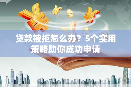 维西贷款被拒怎么办？5个实用策略助你成功申请
