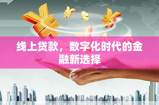 维西线上贷款，数字化时代的金融新选择