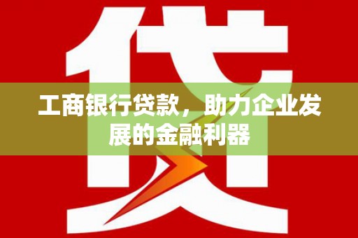 维西工商银行贷款，助力企业发展的金融利器
